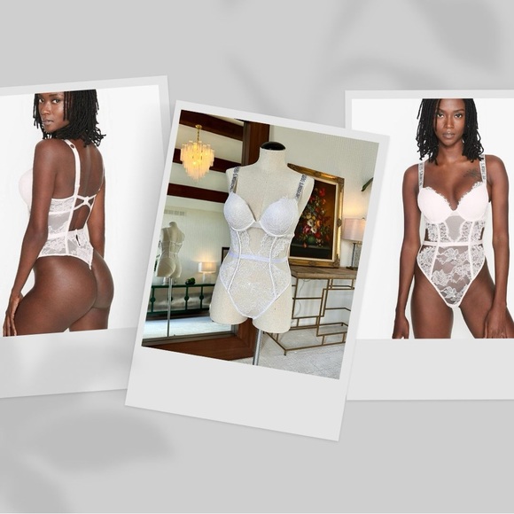 Teddies | Bombshell Lace Teddy Coconut White | Victoria's Secret Size- XS - Picture 1 of 9
